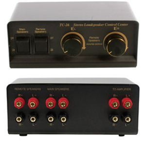 TC-26 Högtalarswitch med volymkontroll