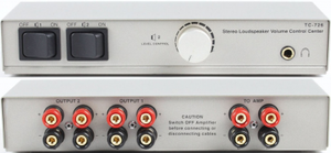 TC-726 Högtalarswitch med volymkontroll
