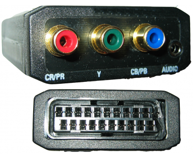 Digitaltvexperten Komponent till SCART RGB konverter