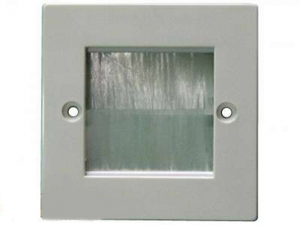 Universal modul med borste vit exkl. ram