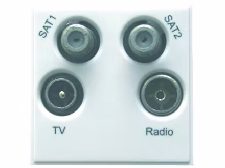 Digitaltvexperten Modul, Quad, UHF-FM/DAB-SAT1-SAT2