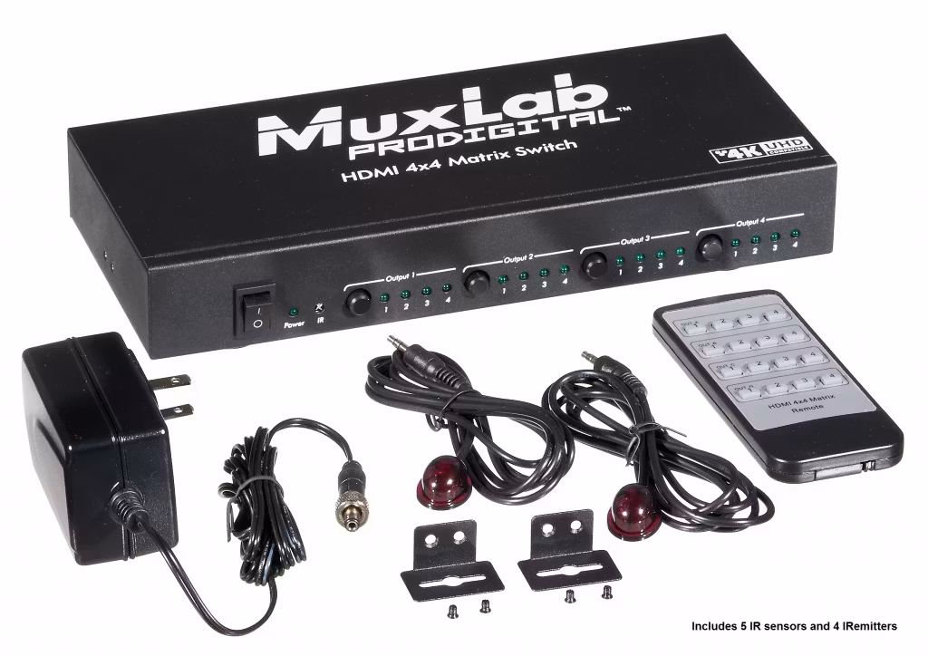 Muxlab HDMI 4x4 Matris växel
