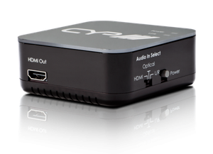 Ljudinmatare för att mata in analogt eller digitalt ljud i HDMI
