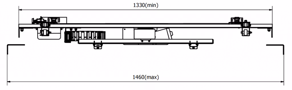 Sabaj Tv - Hiss / Lift 95cm med rotation och lucköppnare monterad