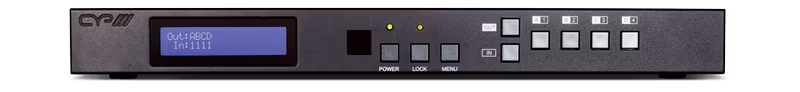 CYP/// 4x4 HDMI till HDBaseT Lite KIT Matris med 4 mott.