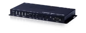 HDMI eller VGA över IP mottagare med USB, 4K, HDCP2.2, PoE, CEC