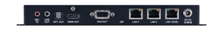 CYP/// HDMI eller VGA över IP mottagare med USB, 4K, HDCP2.2, PoE, CEC