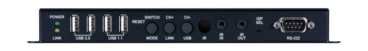 CYP/// HDMI eller VGA över IP mottagare med USB, 4K, HDCP2.2, PoE, CEC