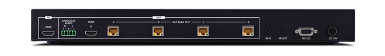 CYP/// HDMI - HDBaseT Lite splitter, 1:4+1, AVLC, Audio De-embedd