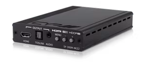 HDMI till HDMI scaler med (De)+Embedding av ljud