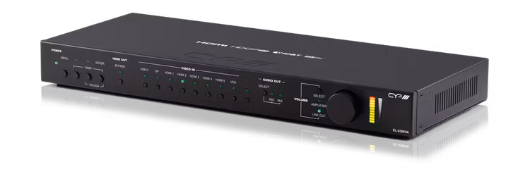 CYP/// 4K HDMI/ DP/ VGA Presentation Switch med HDBaseT