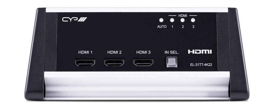 CYP/// 3-vägs HDMI switch för skrivbordet
