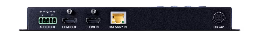 CYP/// HDBaseT mottagare med Scaler och Audio De-embedding