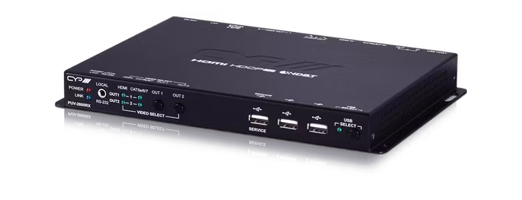 CYP/// HDMI över HDBaseT 2.0 4K UHD mottagare USB/ UHD+/ LAN