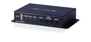 HDMI splitter med dubbla scalers, 4K UHD