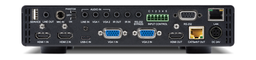 CYP/// EL-8100V Advanced 4K Multi-Format to HDMI/HDBaseT Presentation Switch (with HDMI, USB-C and VGA inputs)