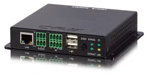 PUV-3090RX-UEA UHD+ HDMI over HDBaseT3 Receiver with analogue audio I/O, USB 2.0 pathway & LAN (18Gbps, 4K@60Hz 4:4:4, 8-bit, HDR)