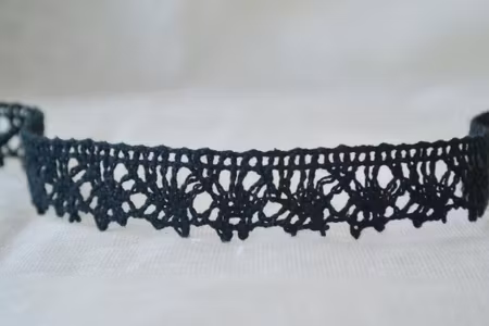 Svart spets 1.5 cm