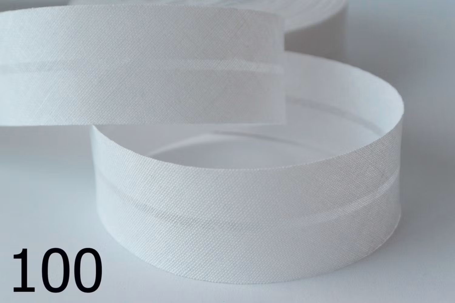 Snedslå, kantband, 30 mm.Vit.