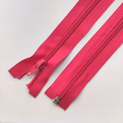 Dragkedja, blixtlås 5mm 30-60 cm. Cerise.