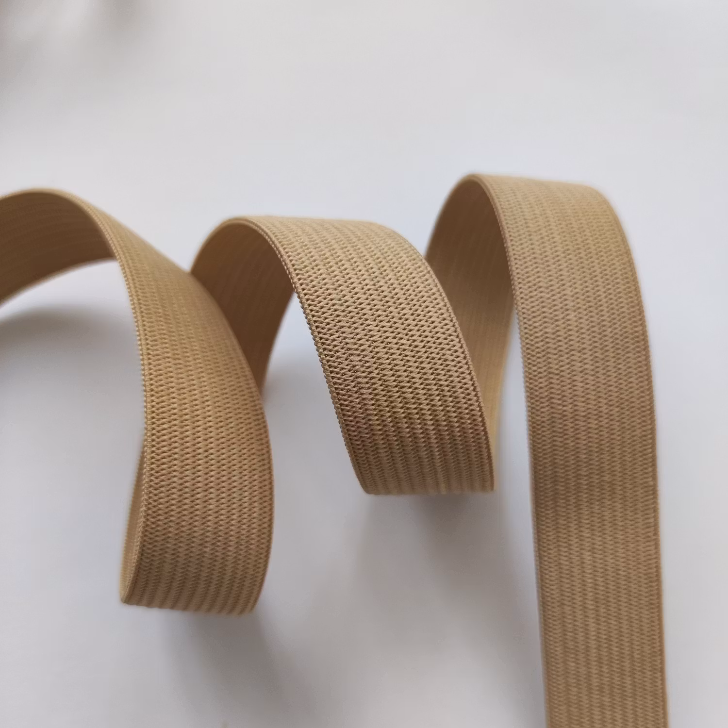 Resår, resårband, beige, 20mm