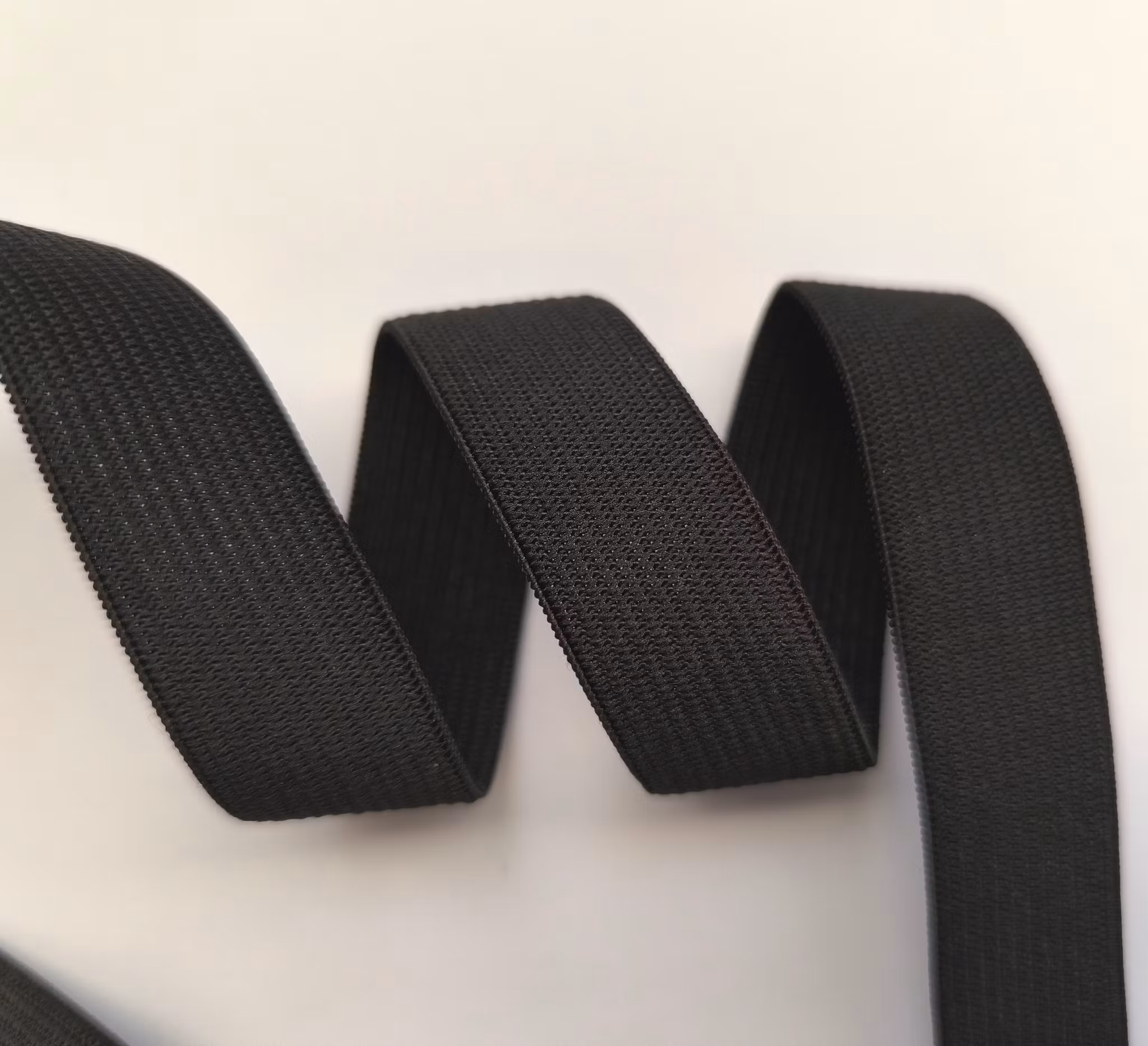Resår, resårband, svart, 20 mm
