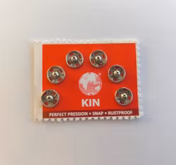 Tryckknappar, 8 mm, 6 st.