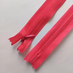 Osynligt, dolt blixtlås, 30-60 cm, cerise. (EU)