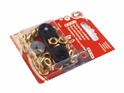 Öljetter med verktyg, 5,5 mm, 20st, Guld