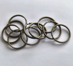 Nyckelring 25 mm, 10st, Oxid