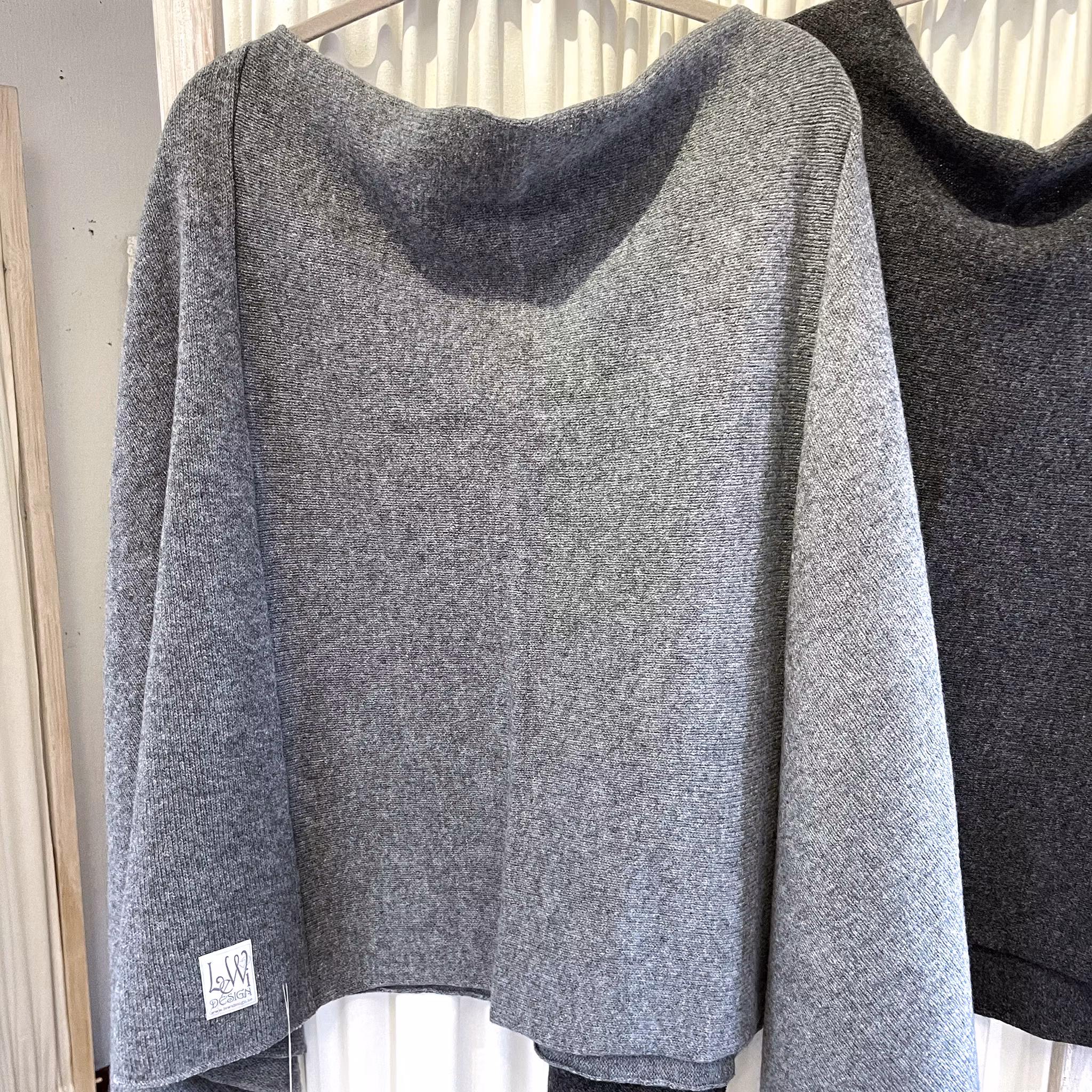 Poncho Enfärgad