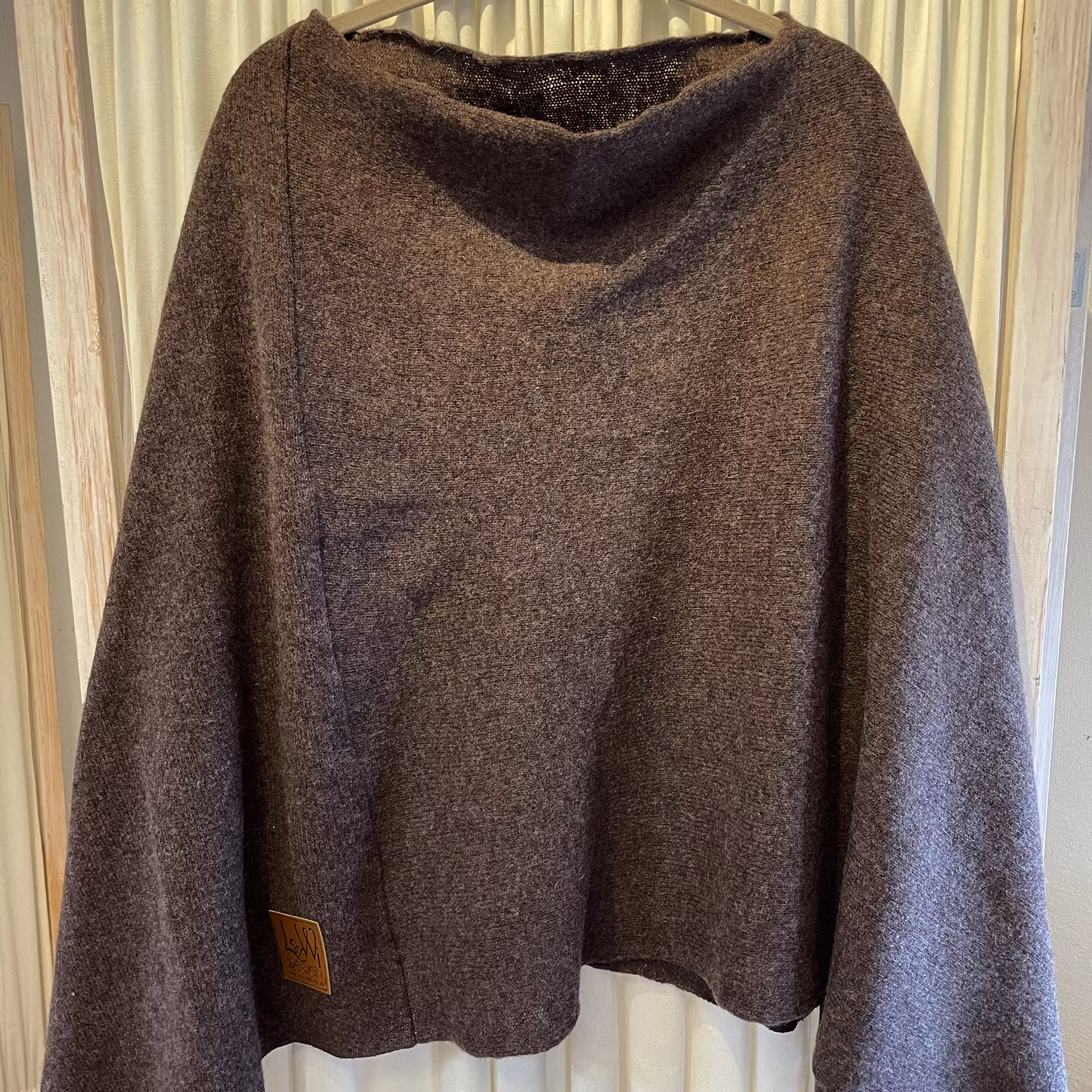 Poncho Enfärgad
