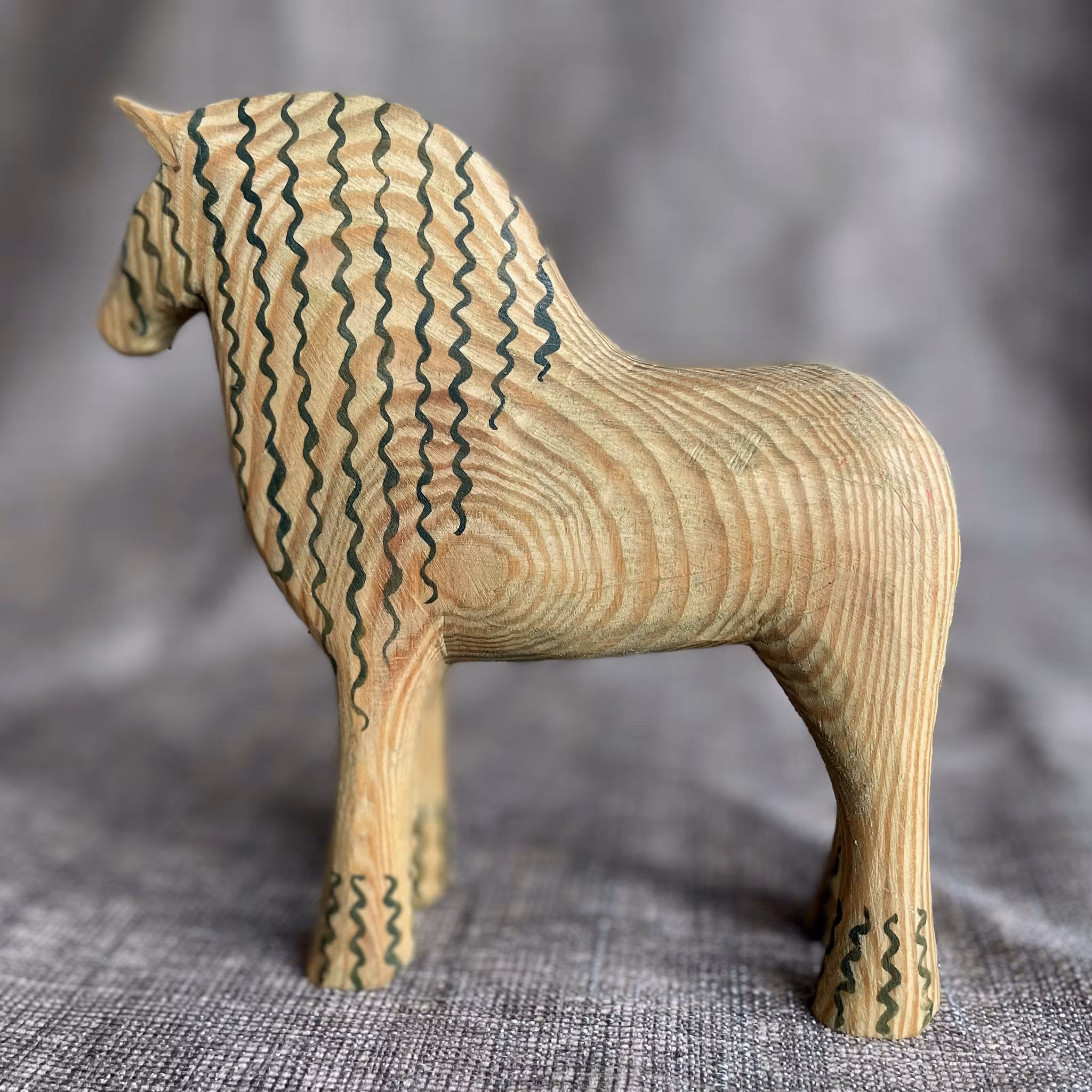 Wooden horse Bauer