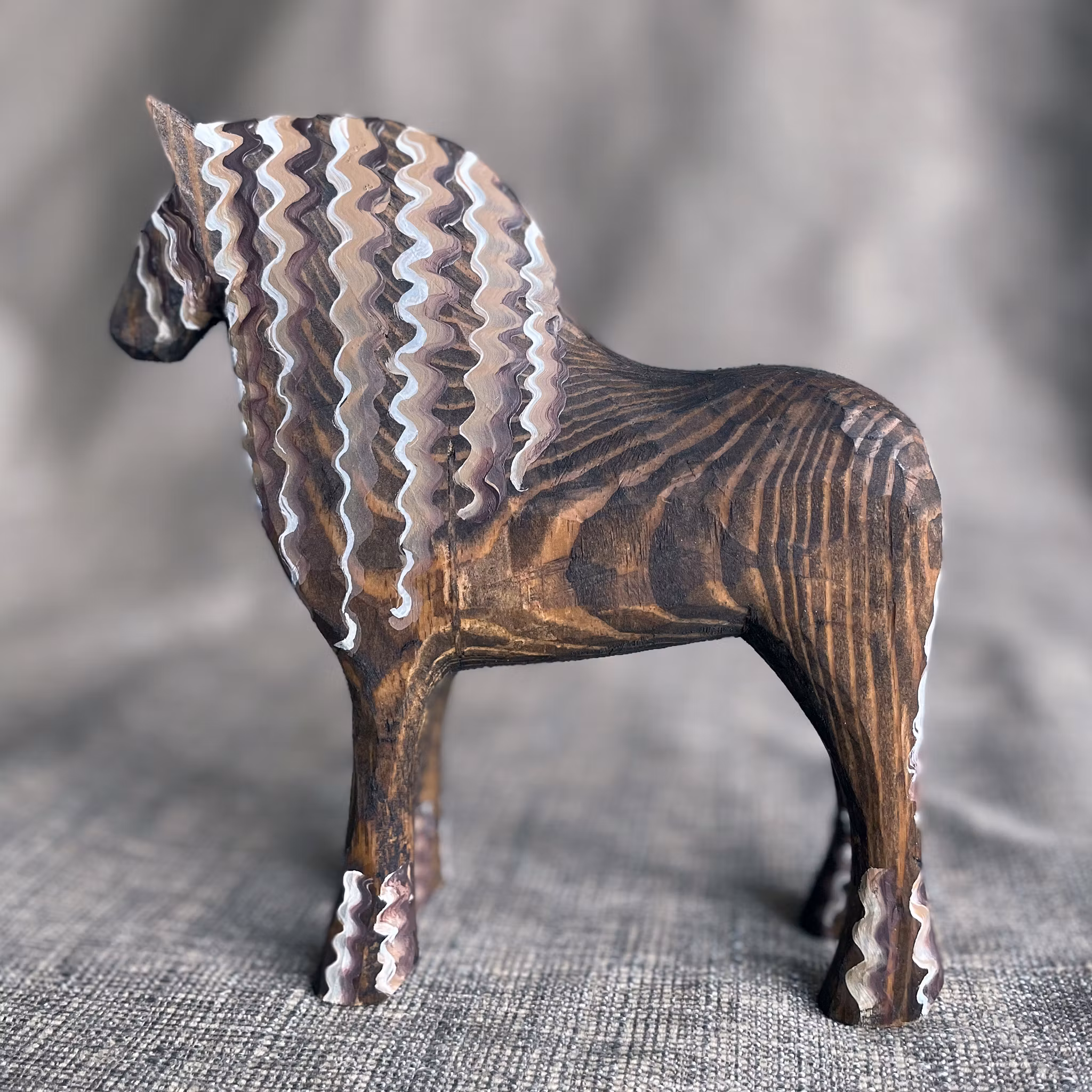 Wooden horse Bauer