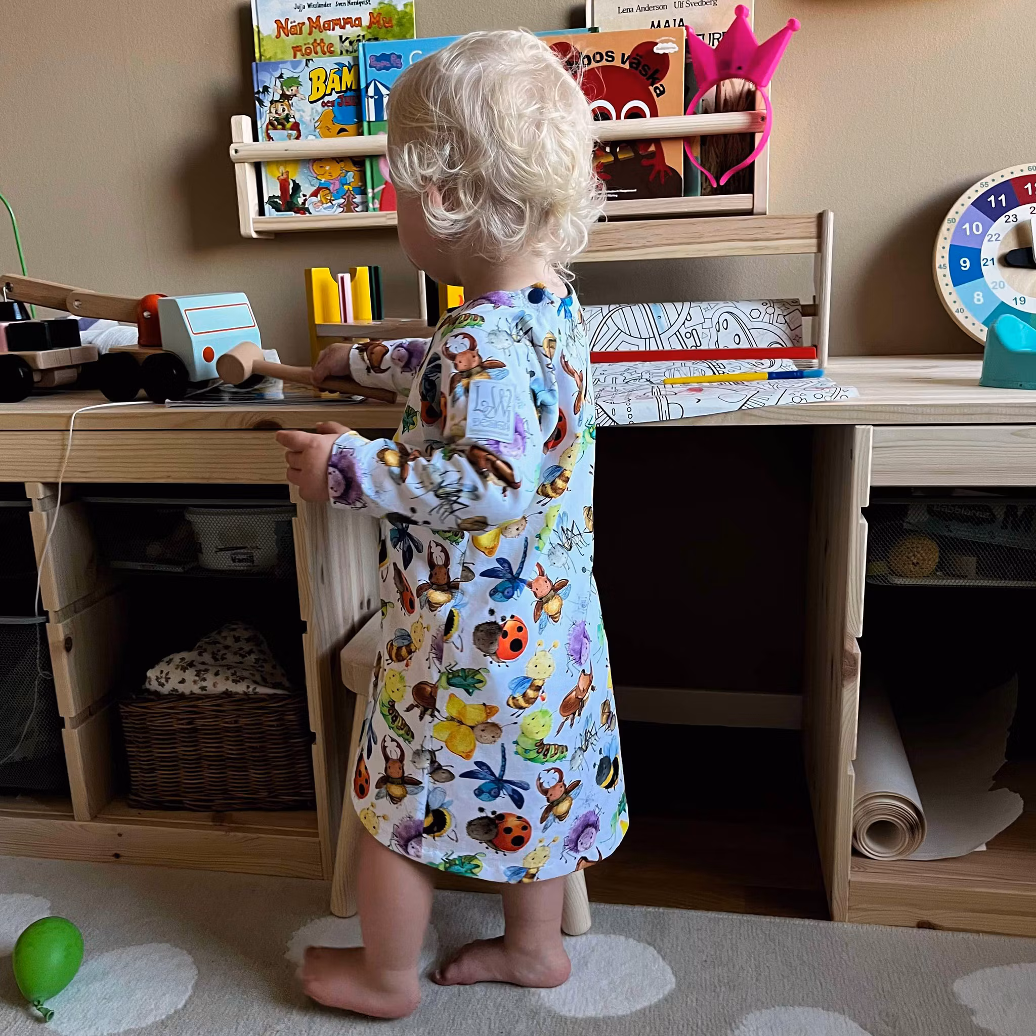 Knit dress for children