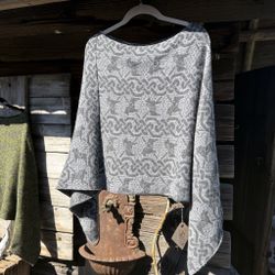 Poncho Keltiskt mönster