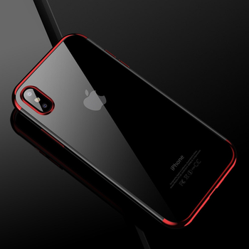 Rött silikonskydd till iPhone X / XS