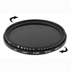 58 mm ND-Filter variabelt mellan 2-400