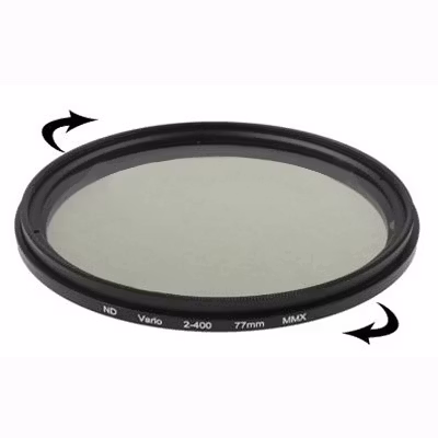 77 mm ND-Filter variabelt mellan 2-400