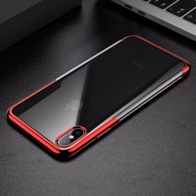 Ultratunnt skydd till iPhone XS Max Röd