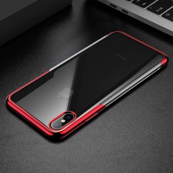Ultratunnt skydd till iPhone XS Max Röd