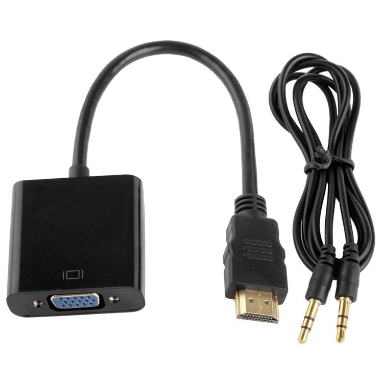 HDMI Till VGA adapter Full HD 1080p + Audio