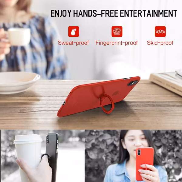Snyggt skal till iPhone X / XS med ring