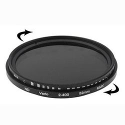 52 mm ND-Filter Gråfilter variabelt mellan 2-400
