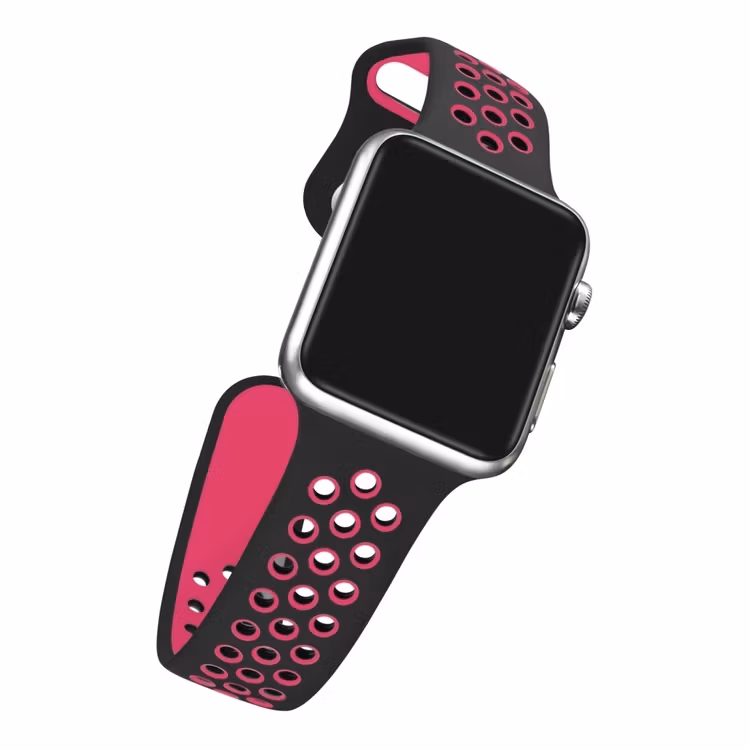 42 mm sportarmband för Apple Watch Svart Rosa