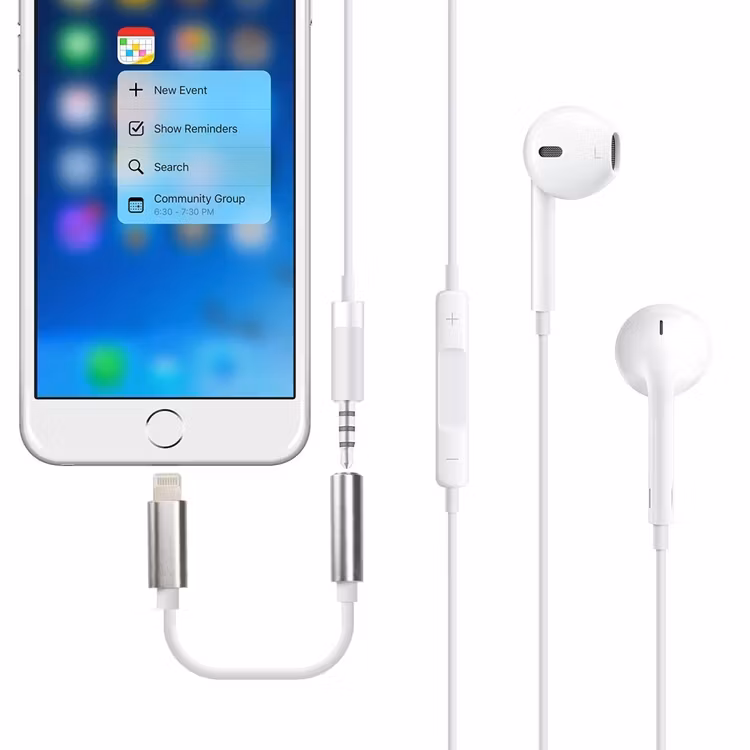 8 pin till 3.5 mm Audio adapter