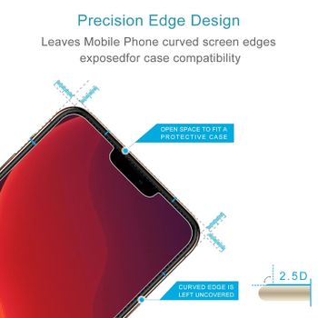 iPhone 13 / 13 Pro / 12 / 12 Pro skärmskydd av härdat glas