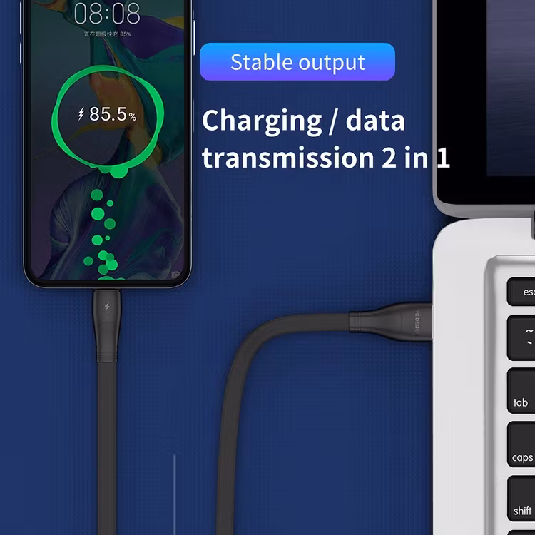 8-Pins iPhone laddare. 1 m, 2.4A