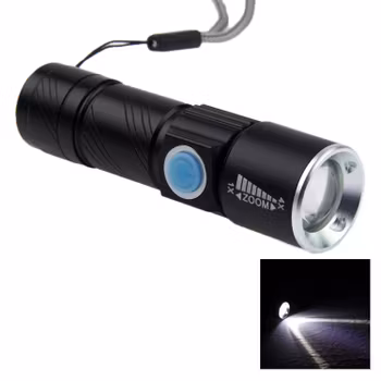 Uppladningsbar LED ficklampa CREE