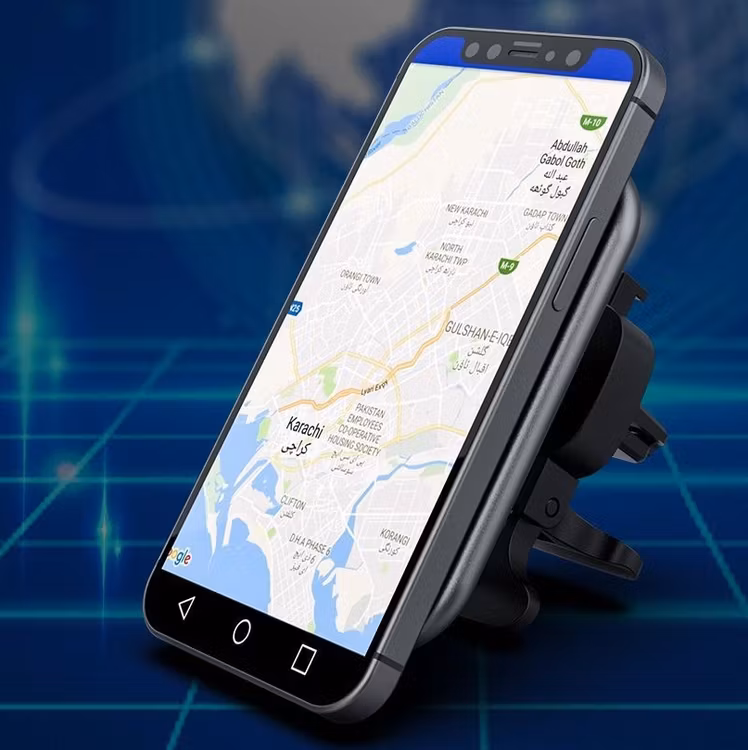 15W Magnetisk trådlös laddare / mobilhållare till bilen för iPhone 12-serien